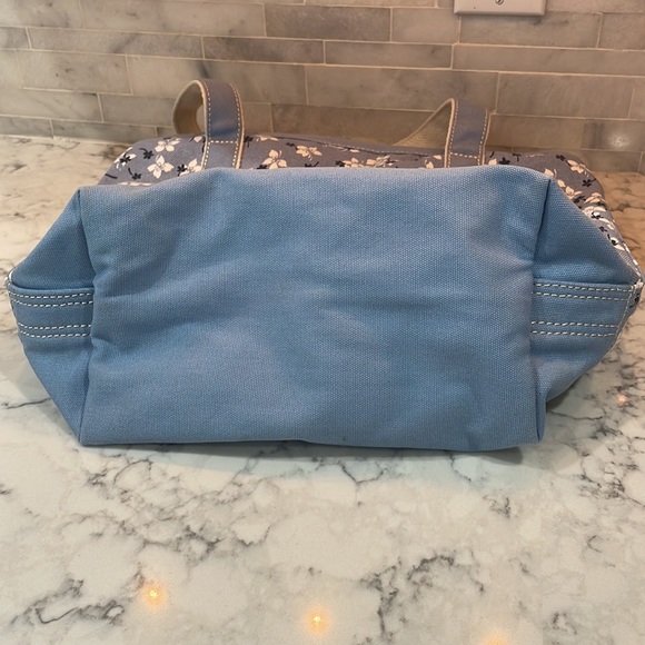 Draper James Lands-End collaboration Medium tote chambray blue - new and unused - Picture 6 of 10